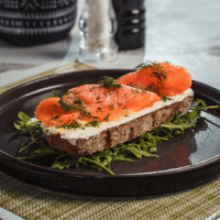 Salmon Bruschetta